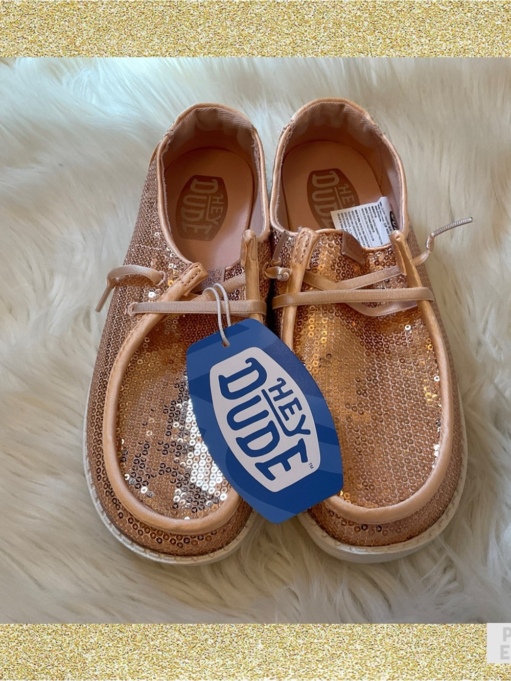 Hey Dude Wendy Disco Sequin Shoes - NWT - Size 7